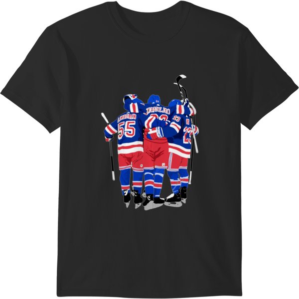 Newyork Rangers Sticker T-Shirts-image