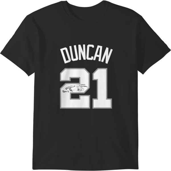 Tim Duncan - Signed T-Shirts-image