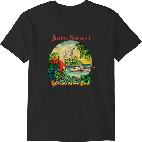 Jimmy Buffett Welcome To Fin Land T-Shirts-image