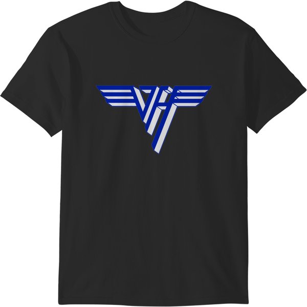 Van Blue Logo Classic Vh Halen T-Shirts-image
