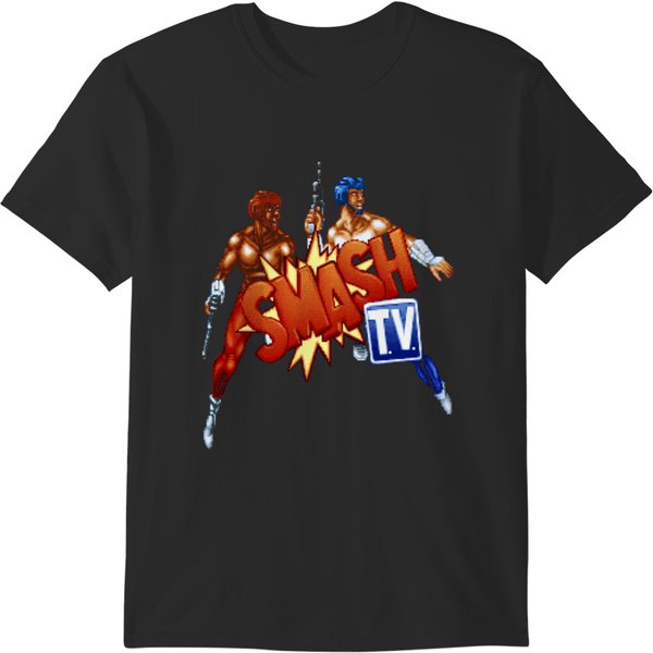 Smash Tv Snes Title Screen T-Shirts-image