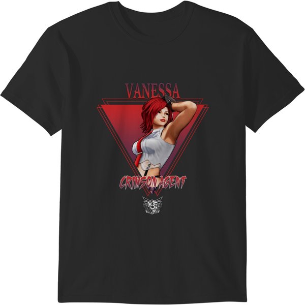 King Of Fighters Xv - Crimson Agentvanessa T-Shirts-image