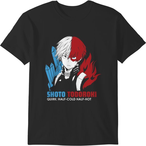 Shoto Todoroki Boku No Hero Academia T-Shirts-image