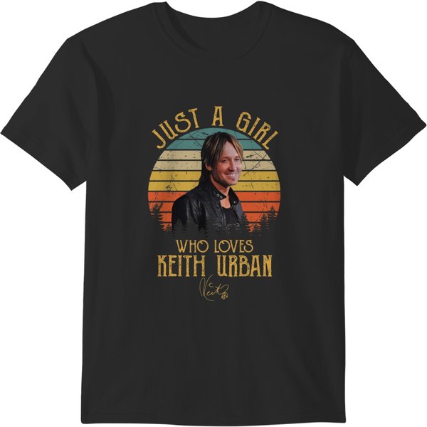 Just A Girl Who Loves Keith Urban T-Shirts-image