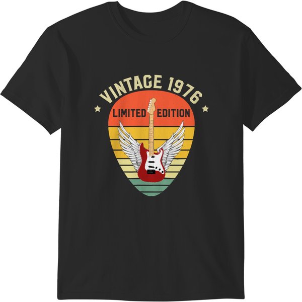 Vintage 1976 Vintage 1976 Limited Edition Guitar T-Shirts-image