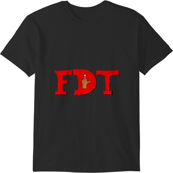 Fdt Middlefinger Fdt Funny T-Shirts-image