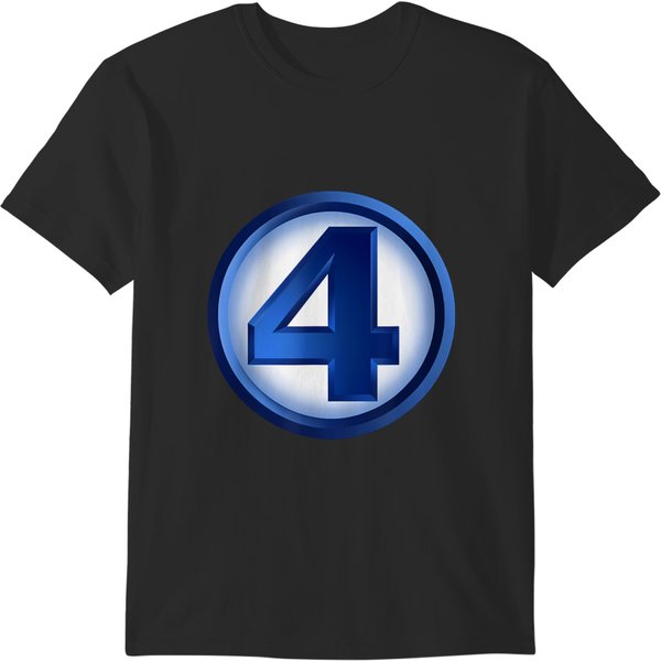 Fantastic Four Classic 4 Team Logo T-Shirts-image