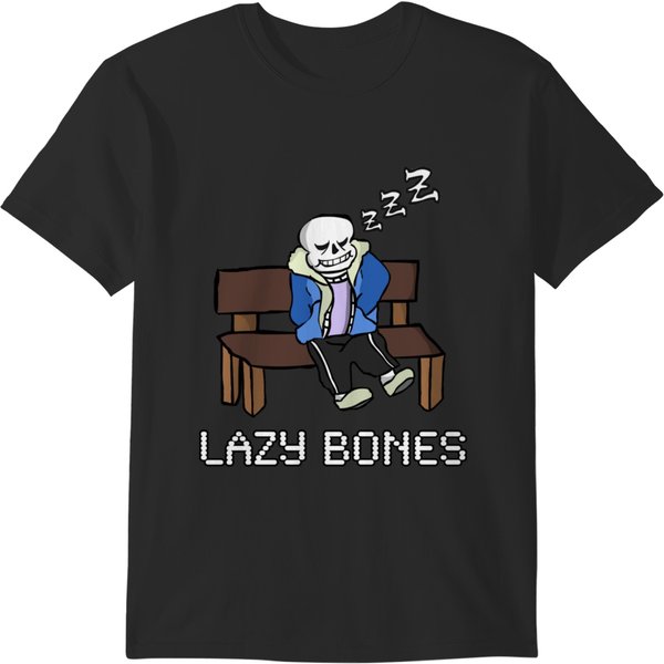 Lazy Bones- Undertale Sans T-Shirts-image