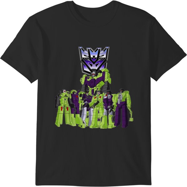 Constructicons Decepticons Devestator G1 T-Shirts-image