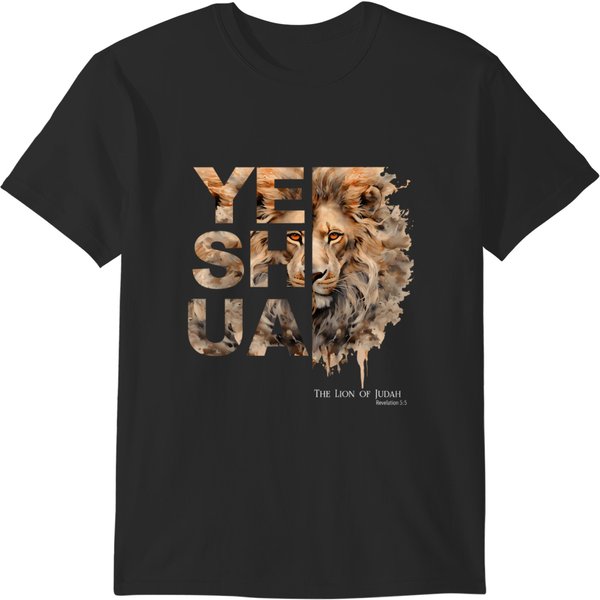 Yeshua, Lion Of Judah, Jesus, God, Bible Verse, Revelation T-Shirts-image