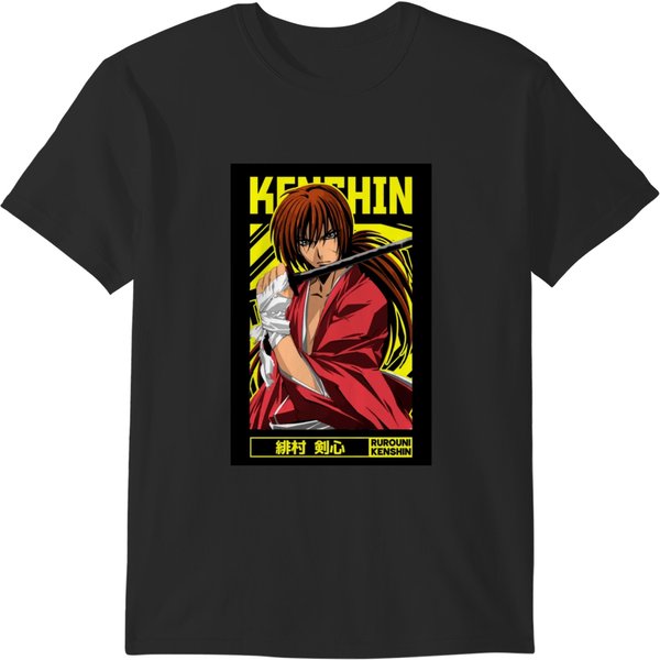 Himura Kenshin = Rurouni Kenshin = Anime T-Shirts-image