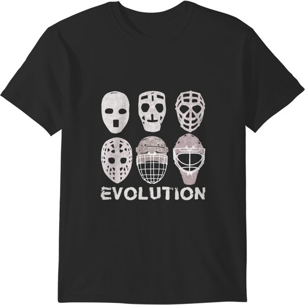 Hockey Goalie Mask Evolution T-Shirts-image