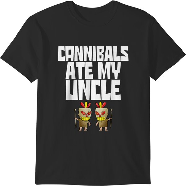 Cannibals Ate My Uncle Joe Biden Saying Funny Trump 2024 T-Shirts-image