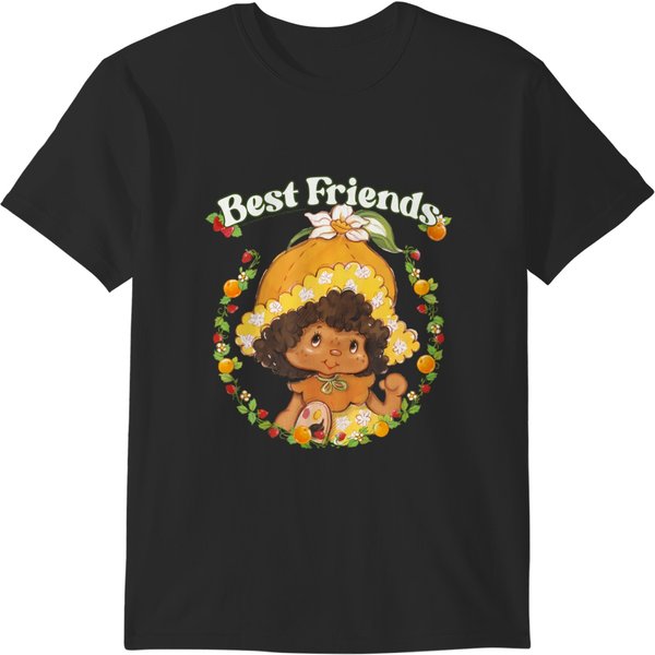 Strawberry Shortcake Orange Blossom Friends Vintage T-Shirts-image
