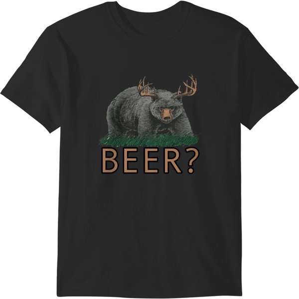 Bear Deer Beer T-Shirts-image