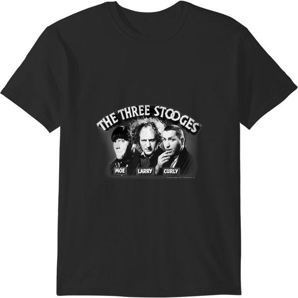 Tts The Three Stooges Opening Credits Logo T-Shirts-image