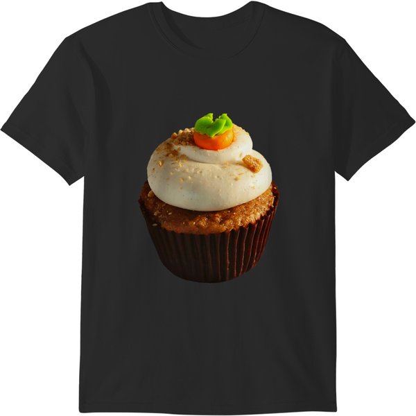 Carrot Cake Muffin Cupcake T-Shirts-image