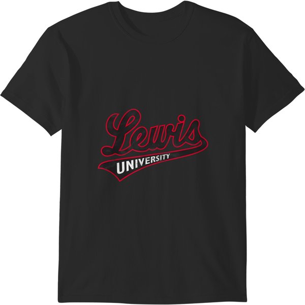 Lewis University Flyers Distressed Primary T-Shirts-image