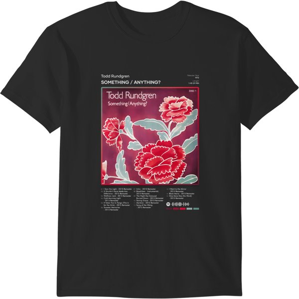 18 Todd Rundgren - Something Anything Tracklist Album T-Shirt T-Shirts-image