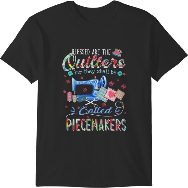 Quiltings Blessed Are The Quilters For They Shall Be T-Shirts-image