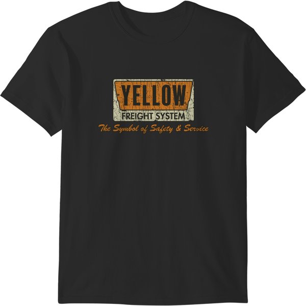 Yellow Freight Symbol Of Safety 1968 T-Shirts-image