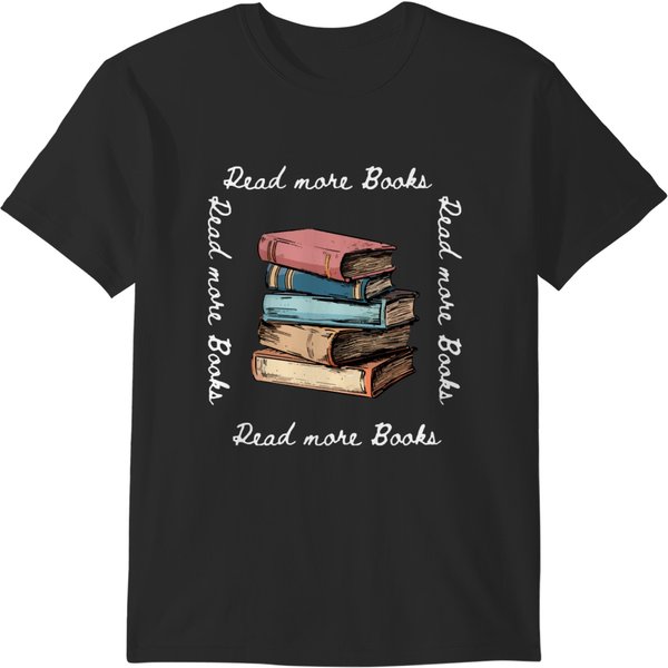 Read Books Read More Books T-Shirts-image