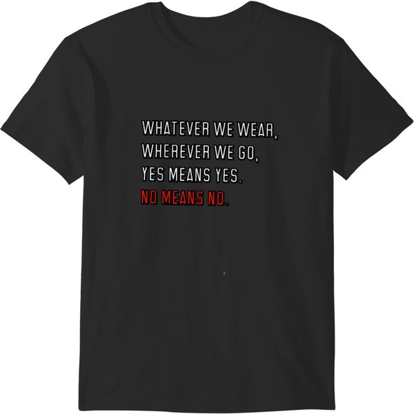 No Means No T-Shirts-image