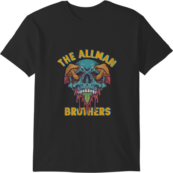 The Brothers Allman Skuls And Mushroom Brothers T-Shirts-image