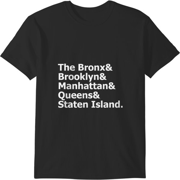 The Five Boroughs Nyc New York City T-Shirts-image
