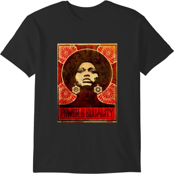 Angela Davis Poster 1971 T-Shirts-image