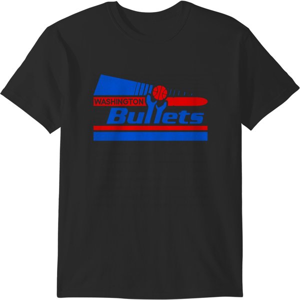 Defunct Washington Bullets Pennant 80S Pennant T-Shirts-image