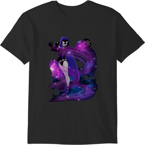 Raven Teen Titans Sticker Teen Titans Raven T-Shirts-image