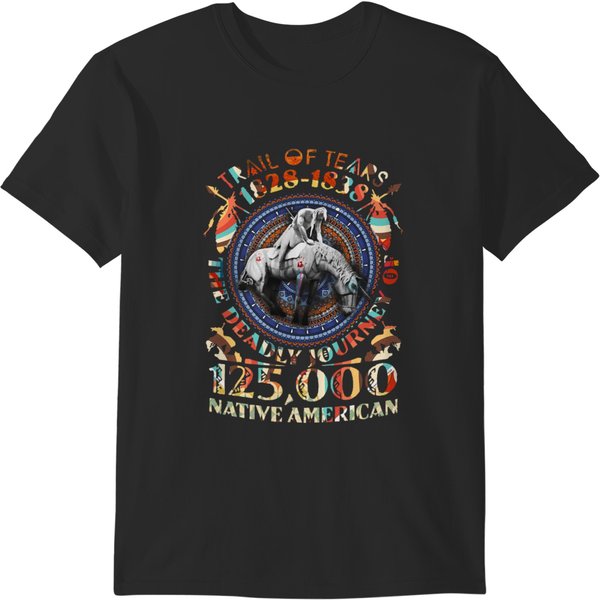 Trail Of Tears The Deadly Journey Of Native Americans T-Shirts-image