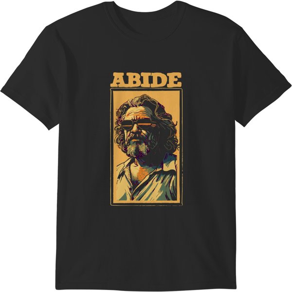 Abide - Vintage The Big Lebowski The Dude Street T-Shirts-image