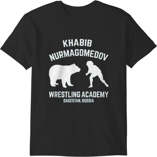 Khabib Nurmagomedov Wrestling Academy Bear T-Shirts-image