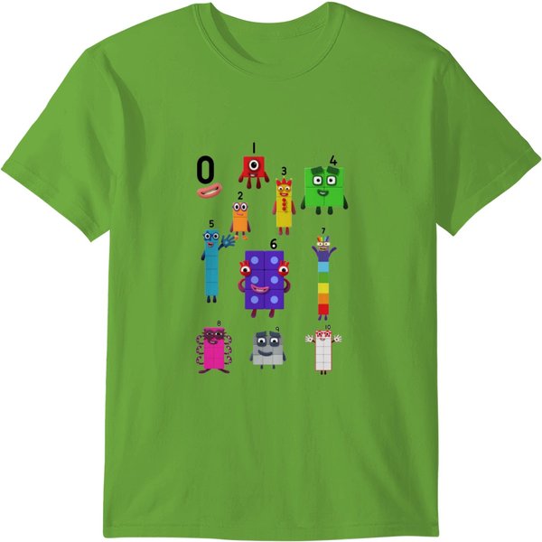 Numberblocks Nk On The Block T-Shirts-image