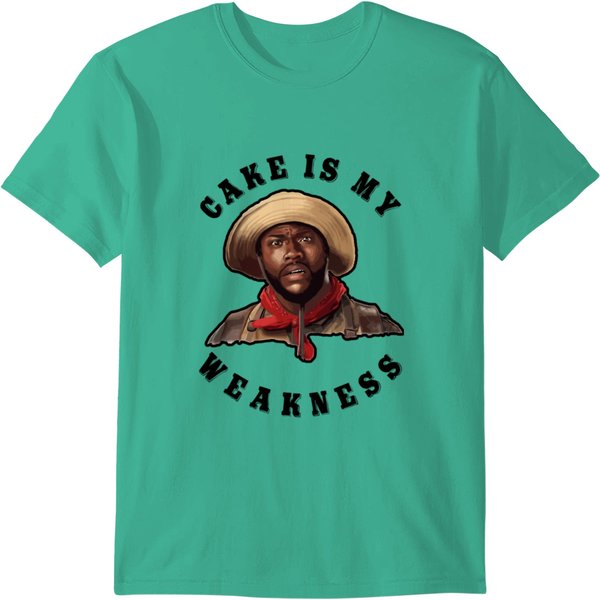 Cake Is My Weakness Kevin Hart Jumanji . T-Shirts-image