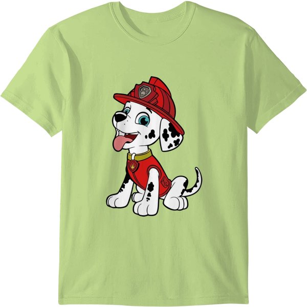 Paw Patrol-Marshall Minions Outline T-Shirts-image