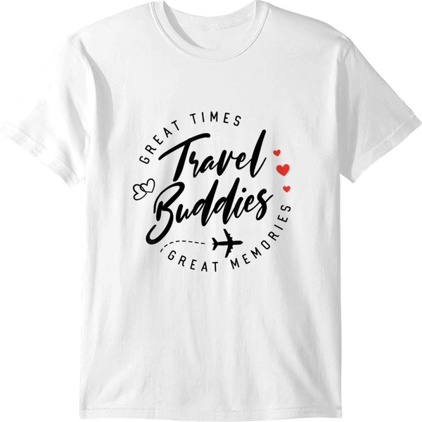 Travel Buddies Besties Trip 2024 Girls Trip Summer Vacation T-Shirts-image