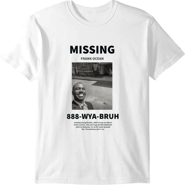 Frank Ocean Missing Poster Classic T-Shirt T-Shirts-image