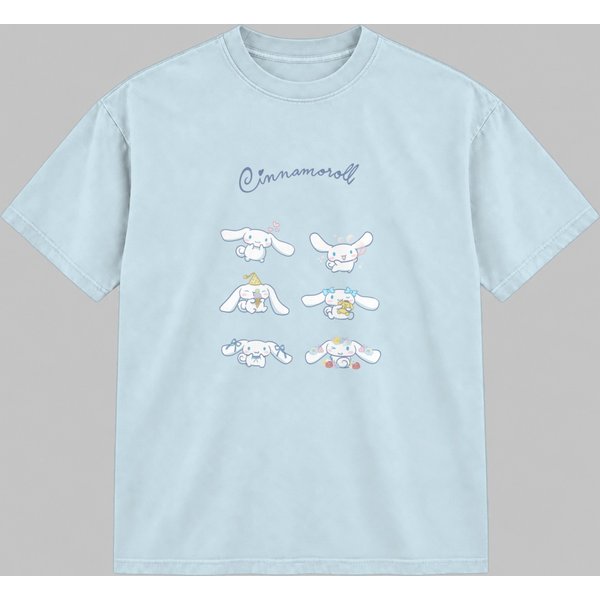 Cinnamoroll Sanrio Pattern T-Shirts-image