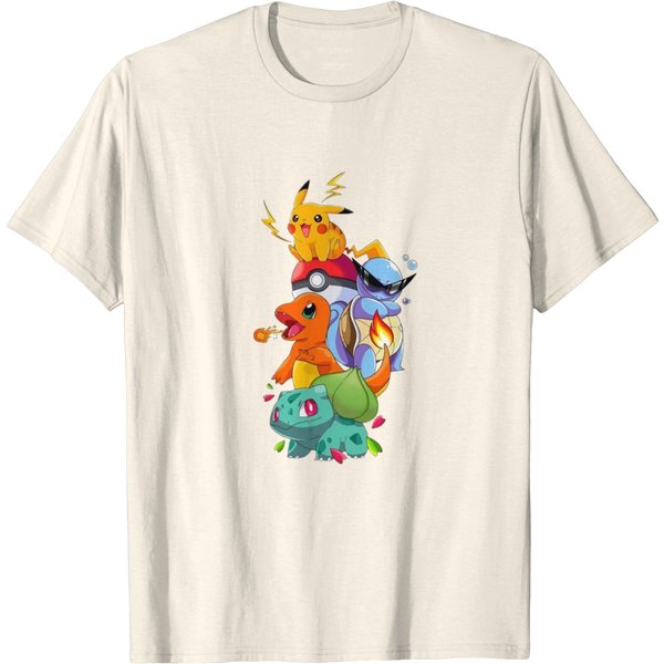 PokèMon Merch Cartoon PokèMon, Vintage PokèMon Design T-Shirts-image