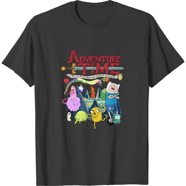 Adventure Time Cartoon T-Shirt, Adventure Time Shirt Fan-image