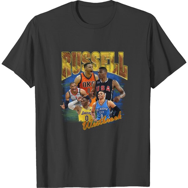 Russell Westbrook Vintage Unisex Shirt, Vintage Russell Westbrook Tshirt-image