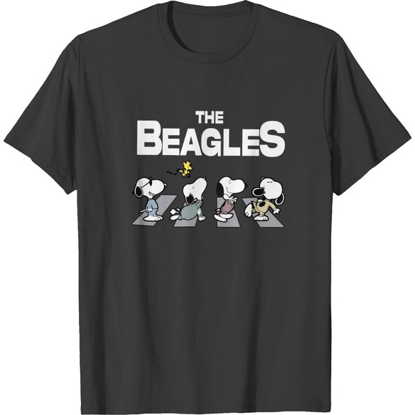 Snoopy Shirt, The Beagles Shirt, , Abbey Road Inspired Shirt, Fall Dogs Shirt,-image
