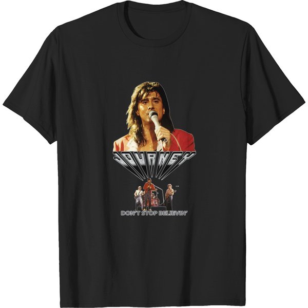 Journey - Dont Stop Believing Band Poster Album Cover T Shirt-image