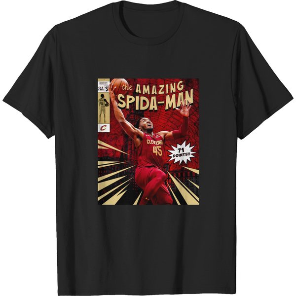Spidaman - Donovan Mitchell - T-Shirt-image