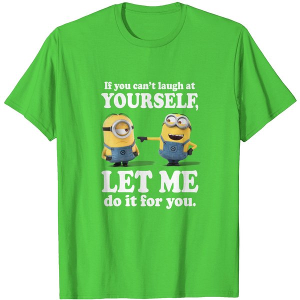 Despicable Me Minions Laugh At Yourself Graphic T-Shirt-image
