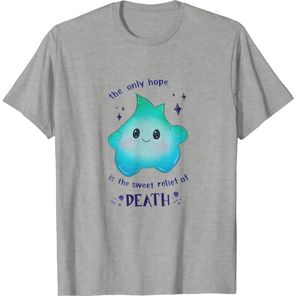 Luna Star The Only Hope Is The Sweet Relief Of Death Shirt, 2023 Movie Lumalee Blue Shirt-image
