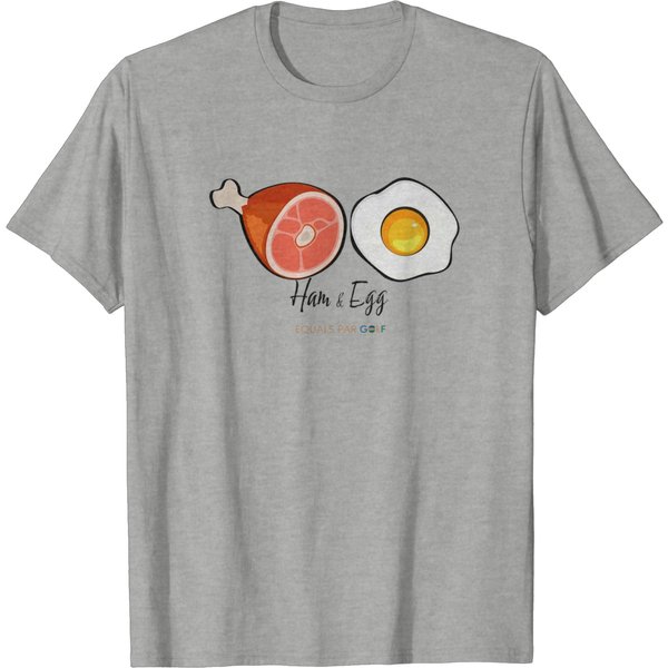 Golf T-Shirt, Ham & Egg It Tshirt, Fun Golf Shirt For Girls-image